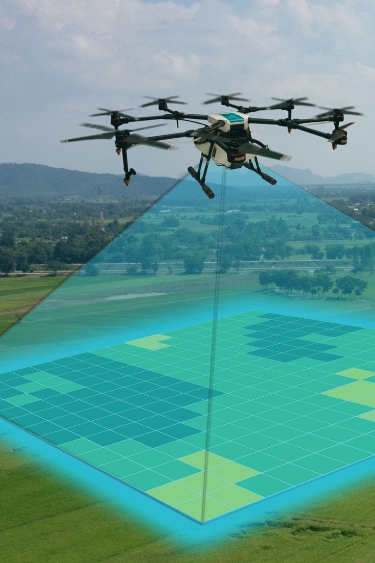 Precision farming using drone technology